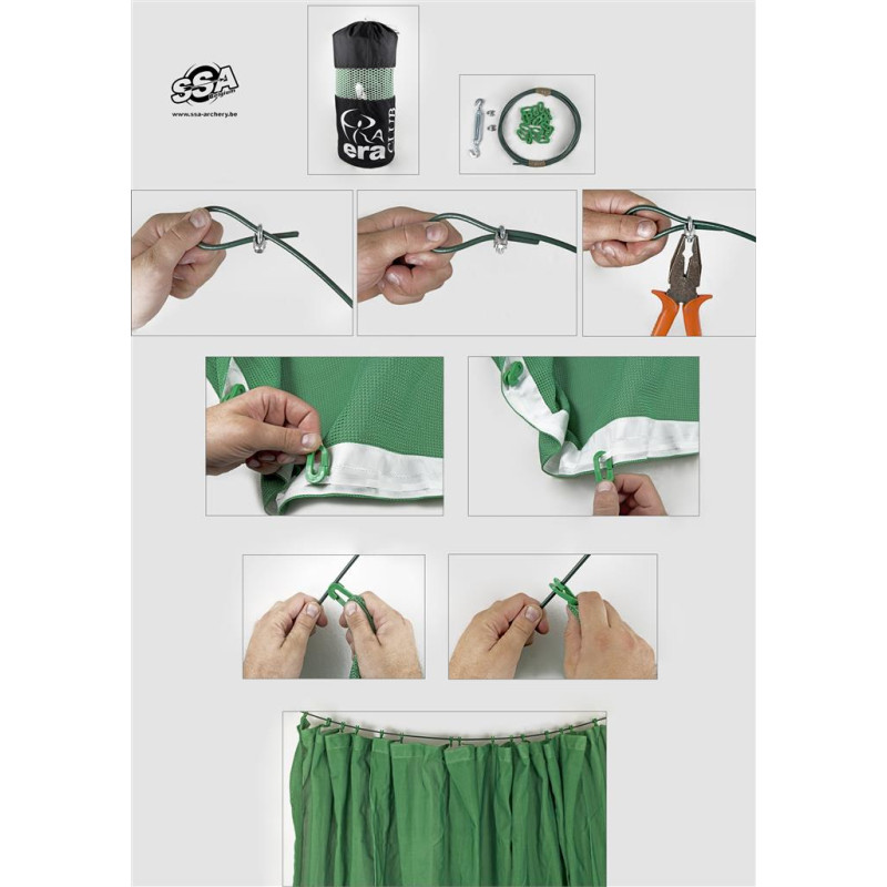 ERA NET CLUB GREEN STANDARD / H 240cm x L 1000cm