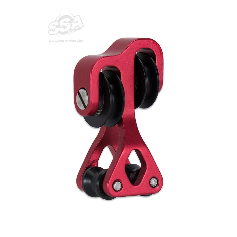 KINETIC CABLE GUARD PARTS SLIDE W/ BEARINGS RED