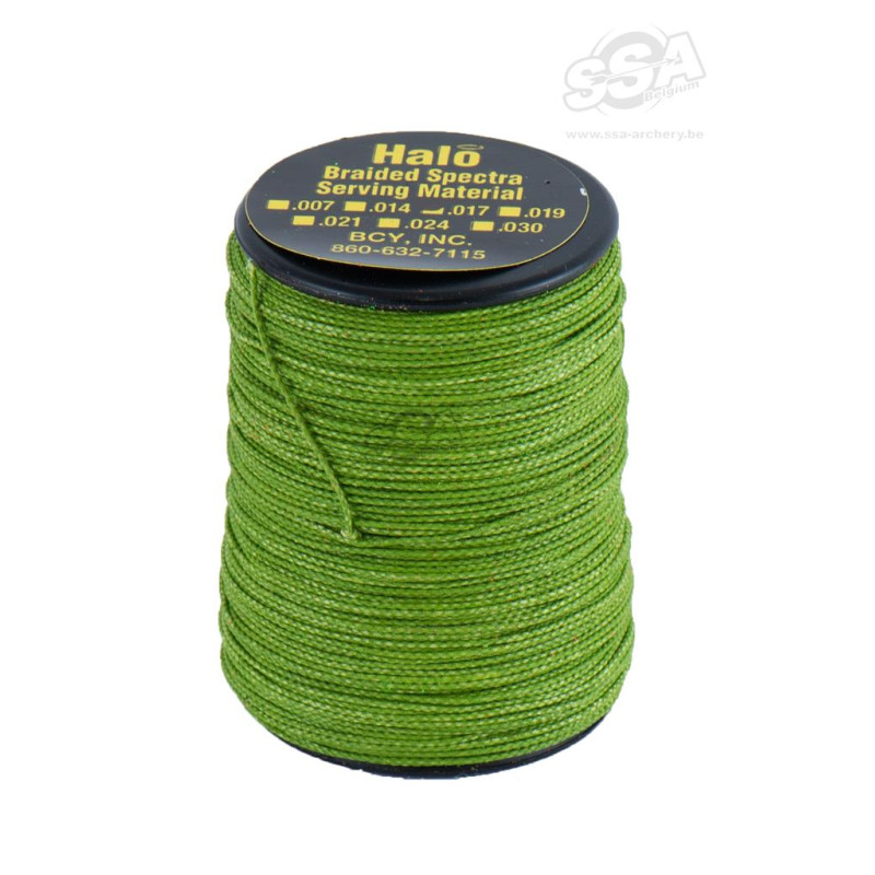BCY SERVING MATERIAL BRAIDED HALO DIA .017" JIG KIWI
