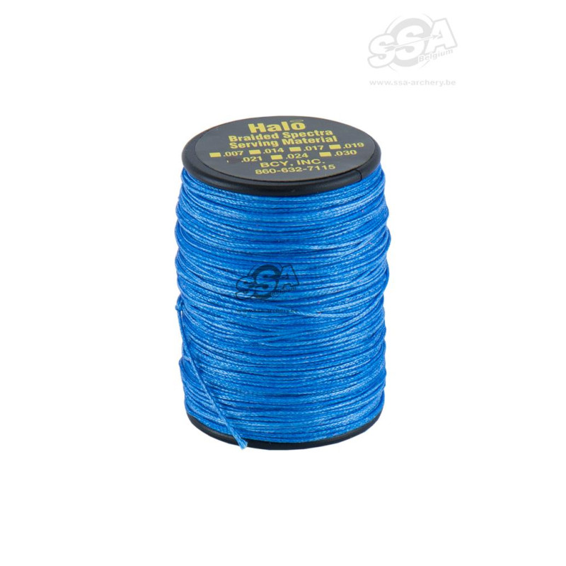 BCY SERVING MATERIAL BRAIDED HALO DIA .021" JIG ROYAL BLUE