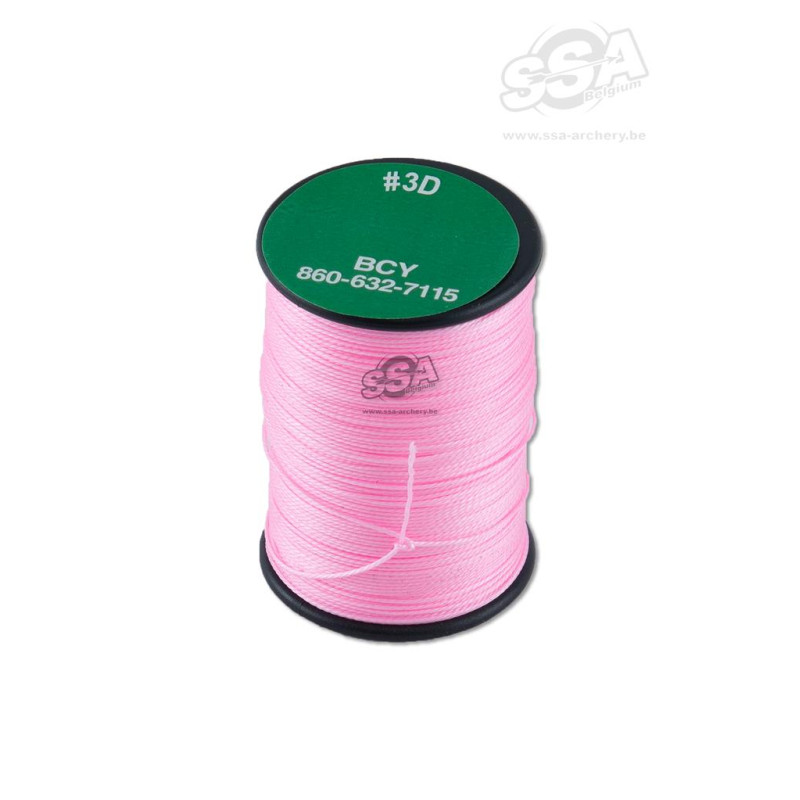 BCY SERVING MATERIAL *3D DIA .016" JIG LIGHT PINK