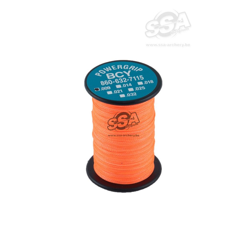 BCY SERVING MATERIAL POWERGRIP ENDLOOP 009 JIG FLUO ORANGE
