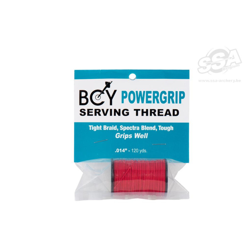 BCY SERVING MATERIAL POWERGRIP CENTERSTRING 021 JIG RED