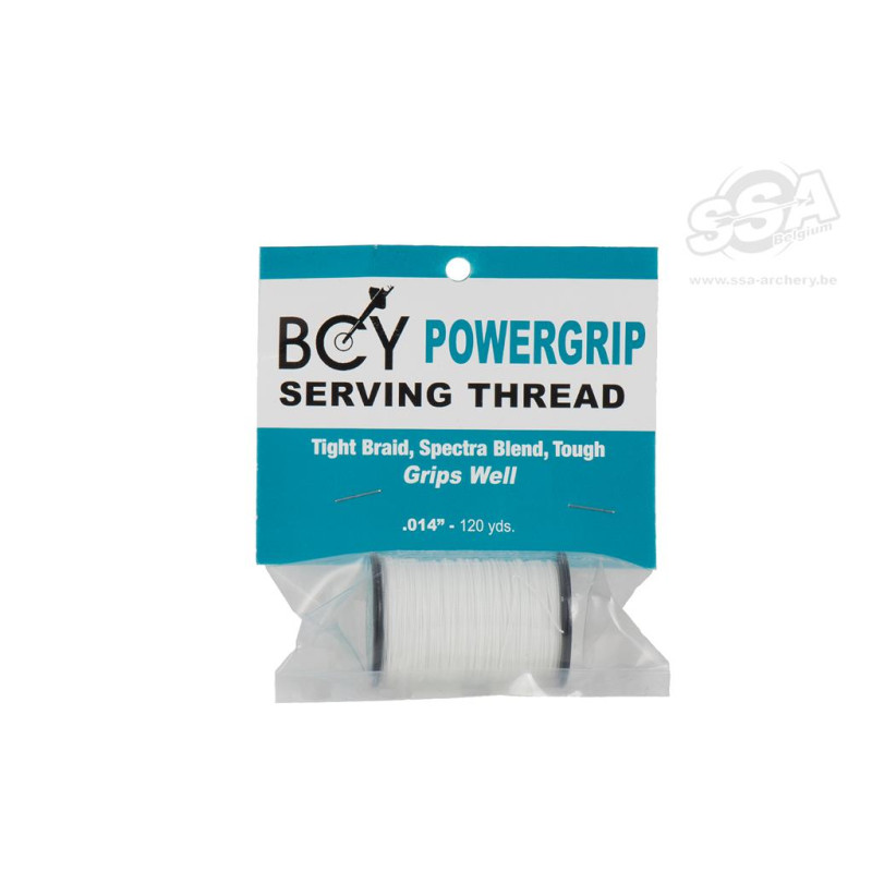BCY SERVING MATERIAL POWERGRIP CENTERSTRING 021 JIG WHITE