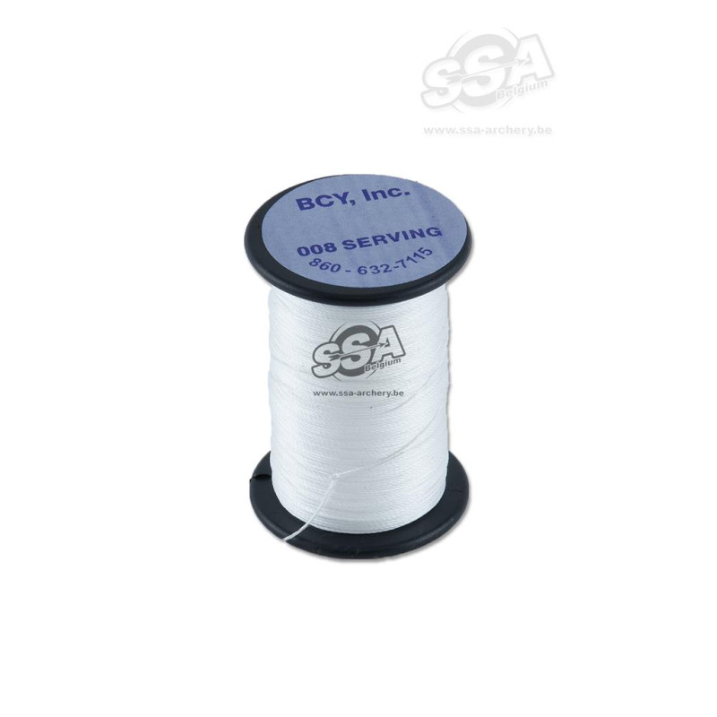 BCY SERVING MATERIAL TWIST ENDLOOP .008 JIG WHITE