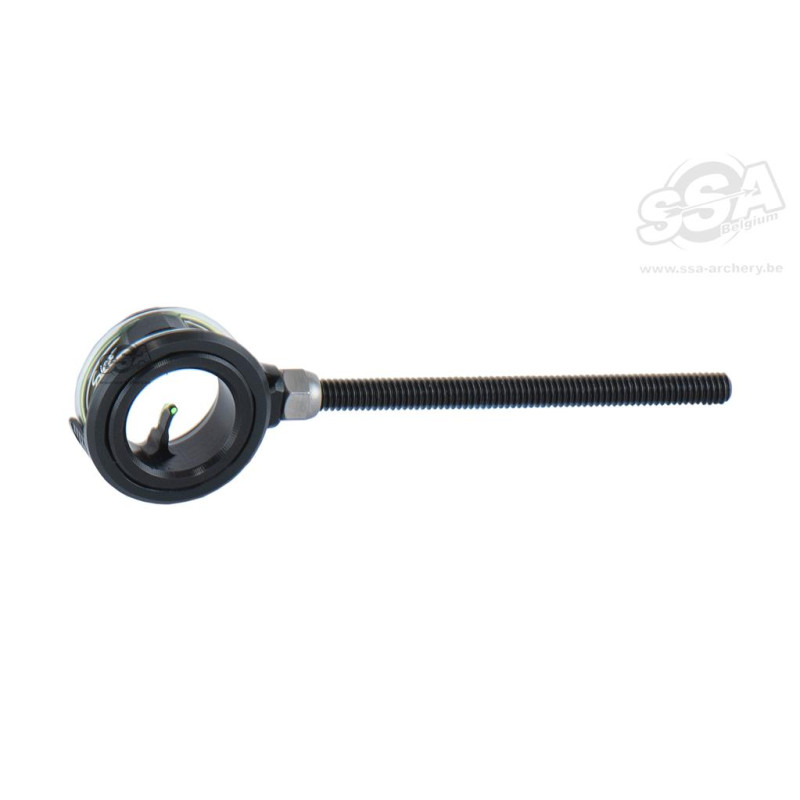 AXCEL RECURVE SCOPE CURVE RX SJEF SERIES W/RHEOSTAT 14mm / .019" RED FIRE RING & APERT. DISCS LH