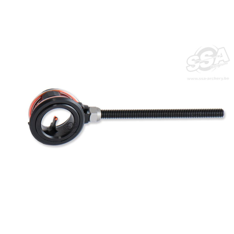 AXCEL RECURVE SCOPE CURVE RX SJEF SERIES W/RHEOSTAT 14mm / .029" RED FIRE RING & APERT. DISCS LH