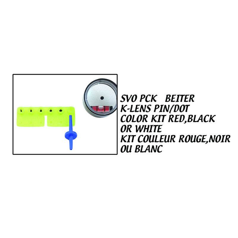 BEITER SCOPE PART K-LENS PIN/DOT COLOUR KIT WHITE