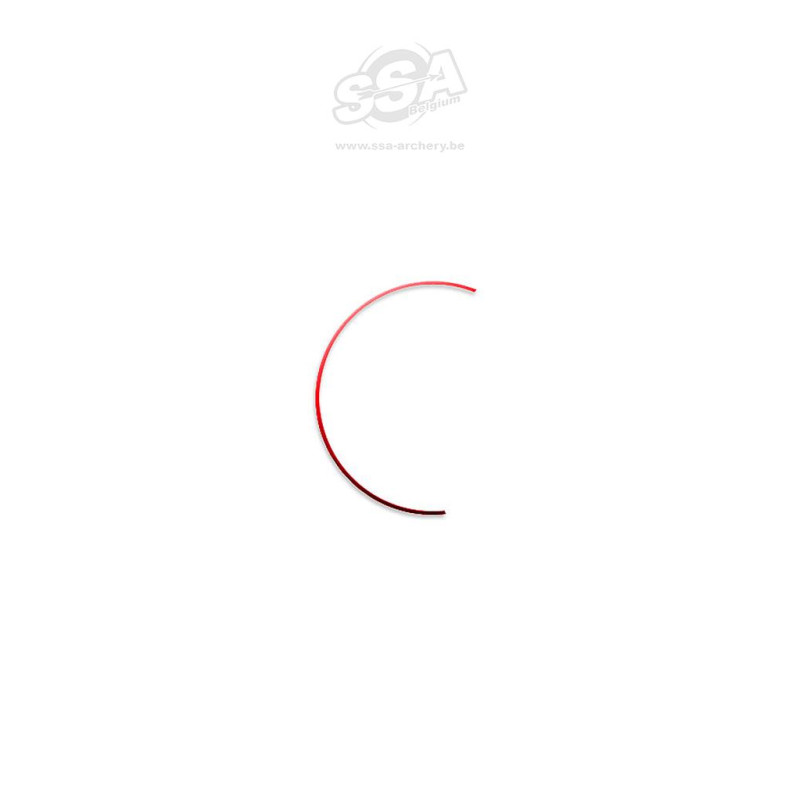 MYBO SCOPE PART TEN ZONE - FIBRE OPTIC 0.040" X 6" - RED