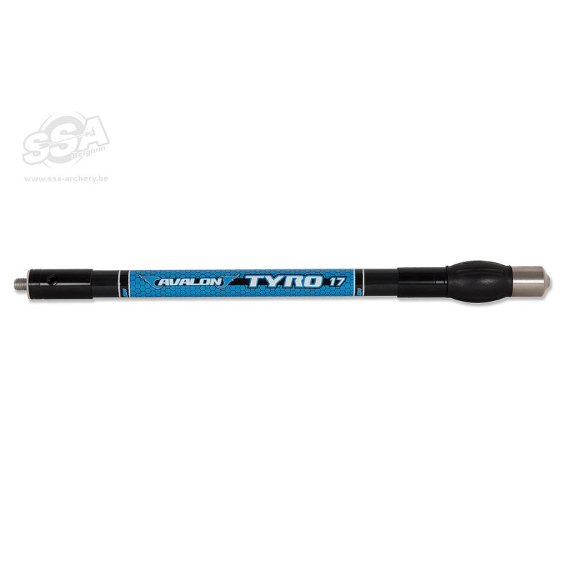 AVALON SIDE RODS CARBON TYRO 17 - 10" BLACK/BLUE WITH DAMPER