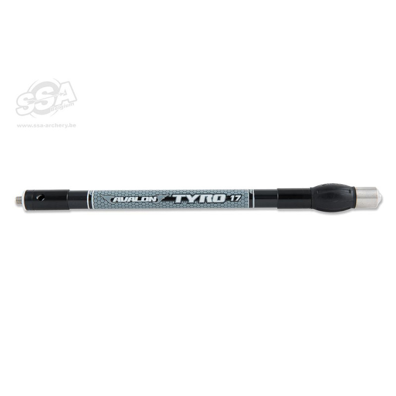 AVALON SIDE RODS CARBON TYRO 17 - 12" BLACK/GRAY WITH DAMPER