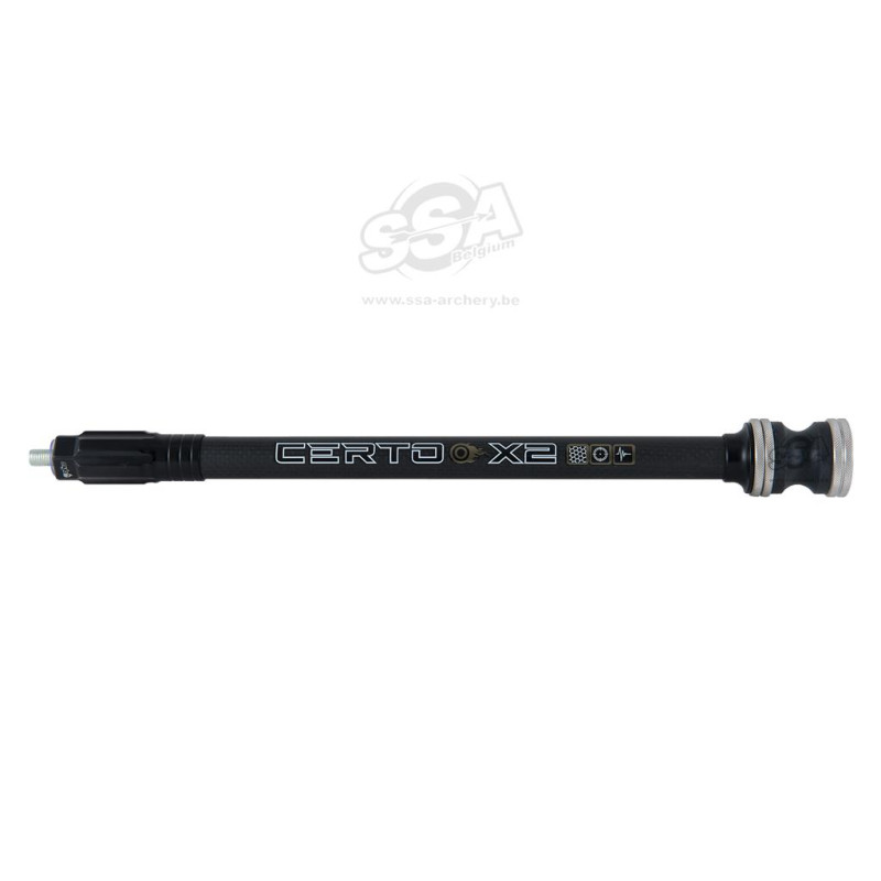 MYBO SIDE RODS CARBON CERTO X2 - 12" BLACK