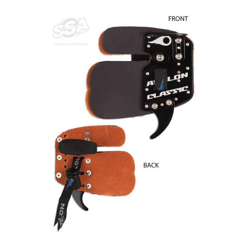 AVALON OLYMPIC RECURVE TAB CLASSIC -  PRIME LEATHER RH LARGE BLACK