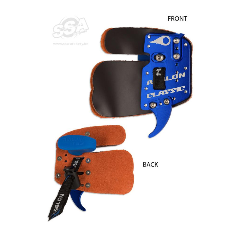 AVALON OLYMPIC RECURVE TAB CLASSIC -  PRIME LEATHER RH LARGE BLUE