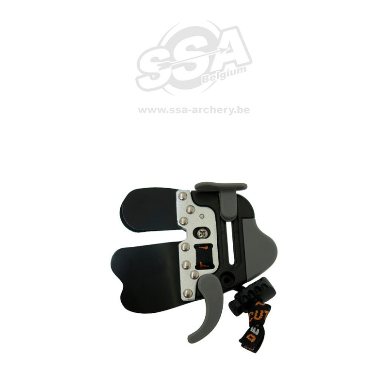 DECUT OLYMPIC RECURVE TAB MIXHAR PLASTIC FRAME WITH LEATHER LH X-LARGE SILVER