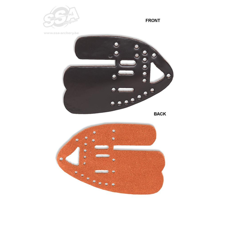 AVALON TAB PARTS FRONT AND BACKING TEC TAB LEATHER LH SML
