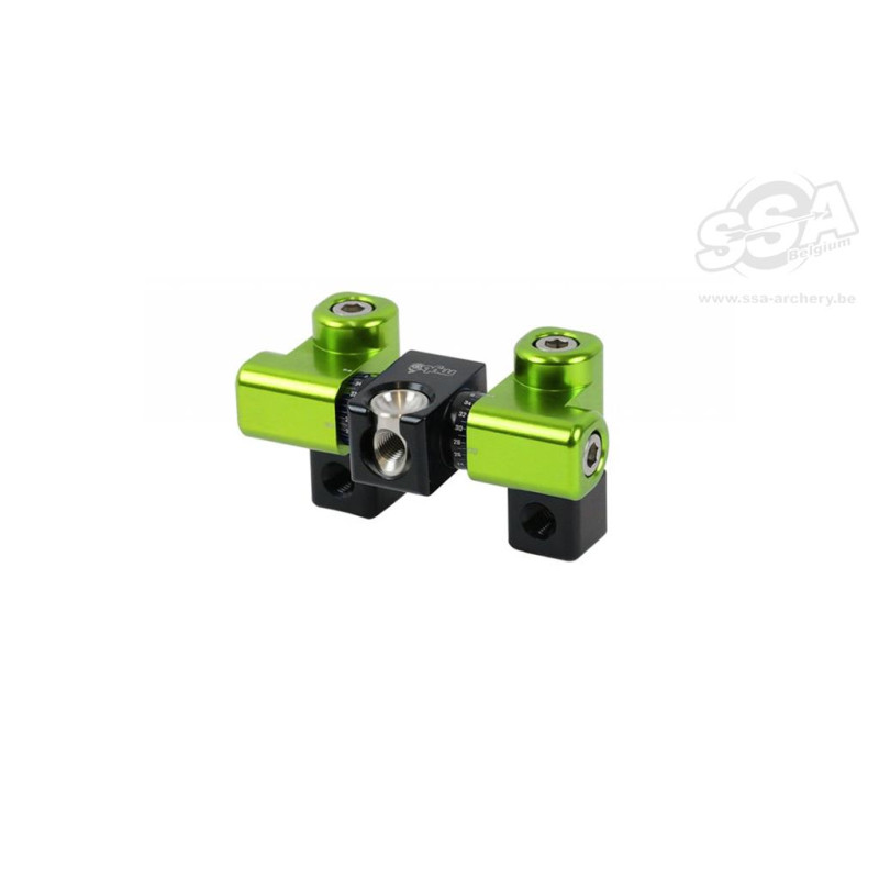 MYBO V-BARS 720 - ADJUSTABLE / CENTRAL / QUICK DISCON. -  GREEN