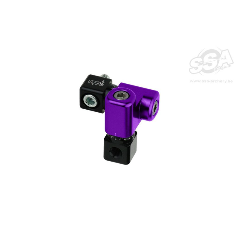 MYBO SINGLE V-BARS 720 SINGLE - ADJUST. - RIGHT OFFSET (LH shooter) PURPLE