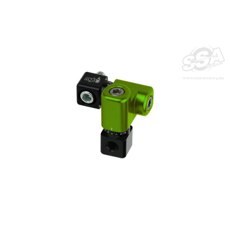 MYBO SINGLE V-BARS 720 SINGLE - ADJUST. - RIGHT OFFSET (LH shooter) GREEN