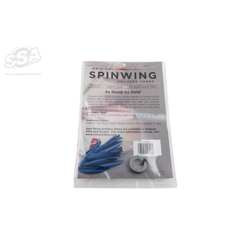 SPINWING SPIN VANESROUND 2 INCH RH BLUE-PACKAGE OF 50 PCS