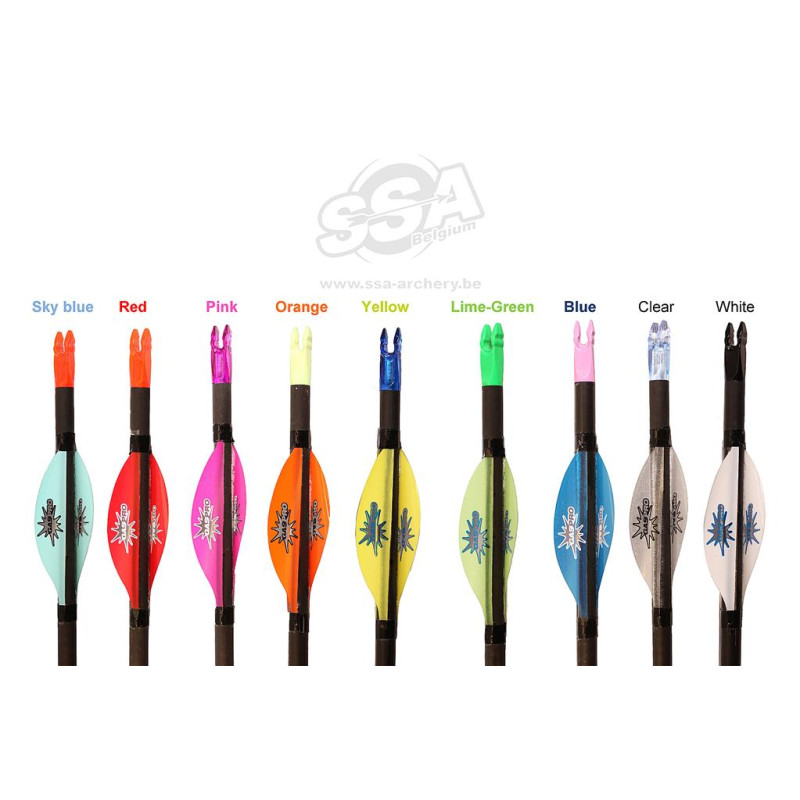 GASPRO SPIN VANES ROUND OLYMPIC 1.75"LH SKY BLUE-PACK OF 50PC