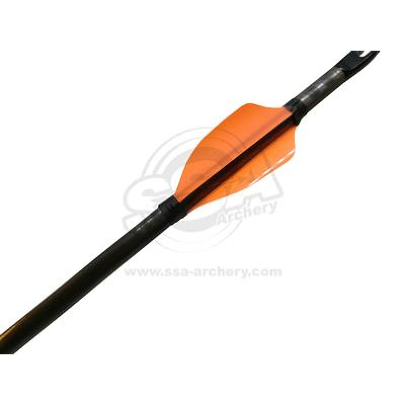 XSWINGS SPIN VANES ROUND 40MM LH FLUO ORANGE - 50PACK