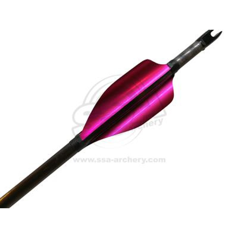 XSWINGS SPIN VANES ROUND 50MM LP LH METALLIC PINK - 50PACK