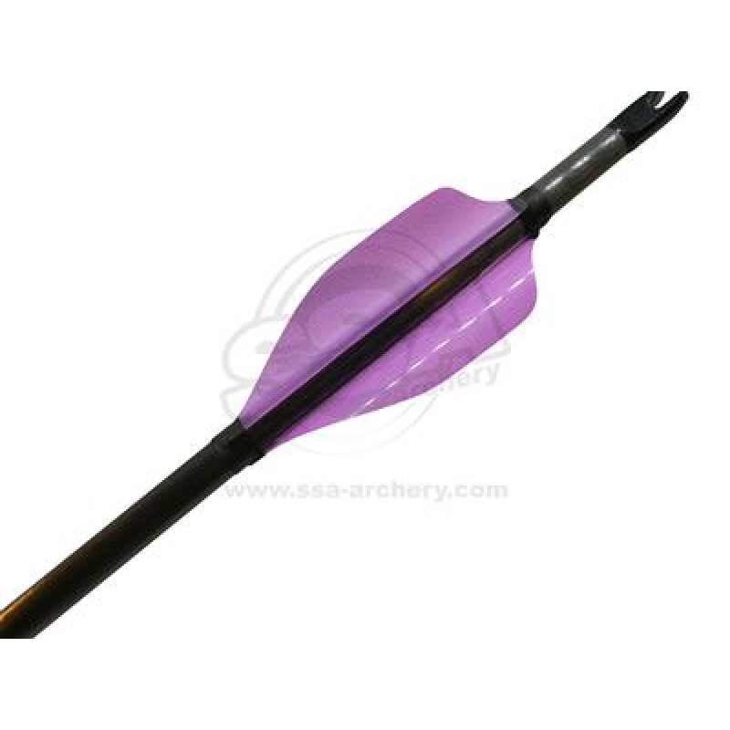 XSWINGS SPIN VANES ROUND 50MM LP RH FLUO PURPLE - 50PACK