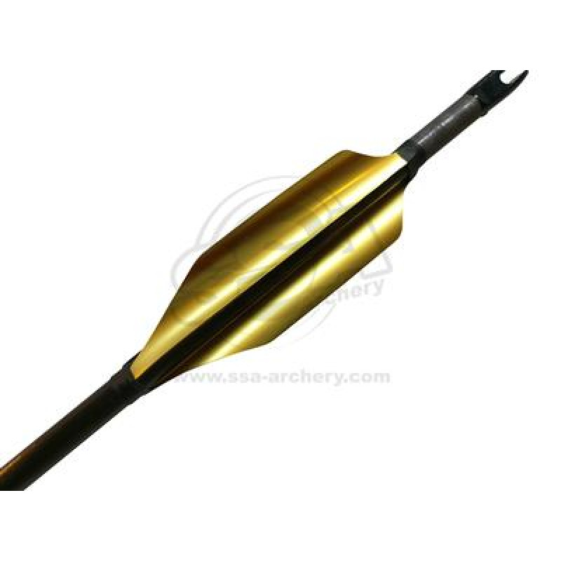 XSWINGS SPIN VANES ROUND 60MM LP LH METALLIC GOLD - 50PACK