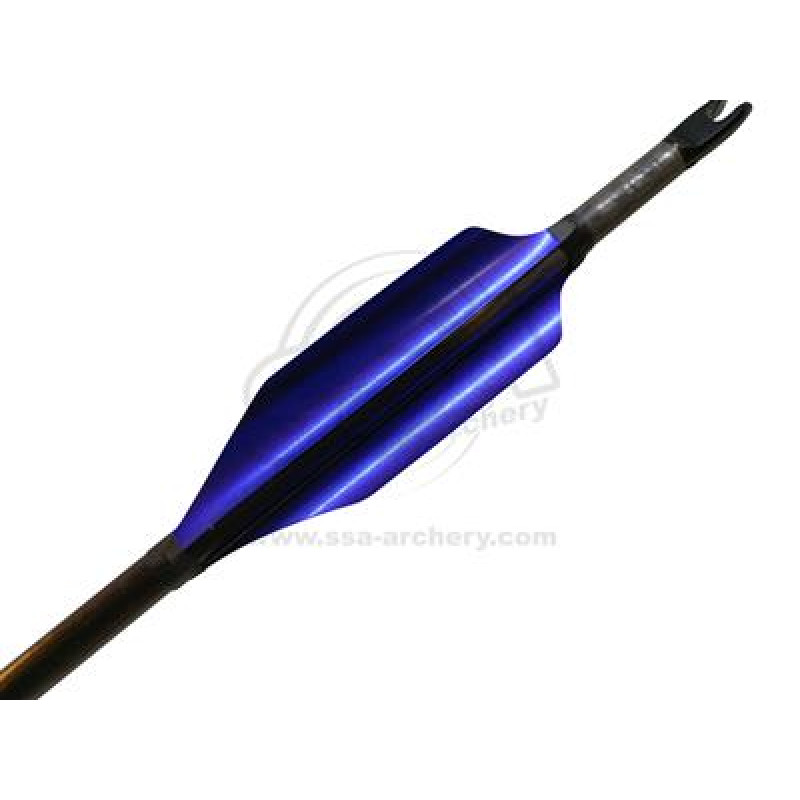 XSWINGS SPIN VANES ROUND 60MM LP RH METALLIC BLUE - 50PACK