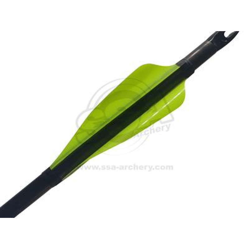 XSWINGS SPIN VANES ROUND 70MM RH FLUO GREEN - 50PACK