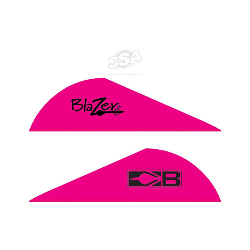 BOHNING VANES BLAZER 2"  HOT/PINK  1000/PK