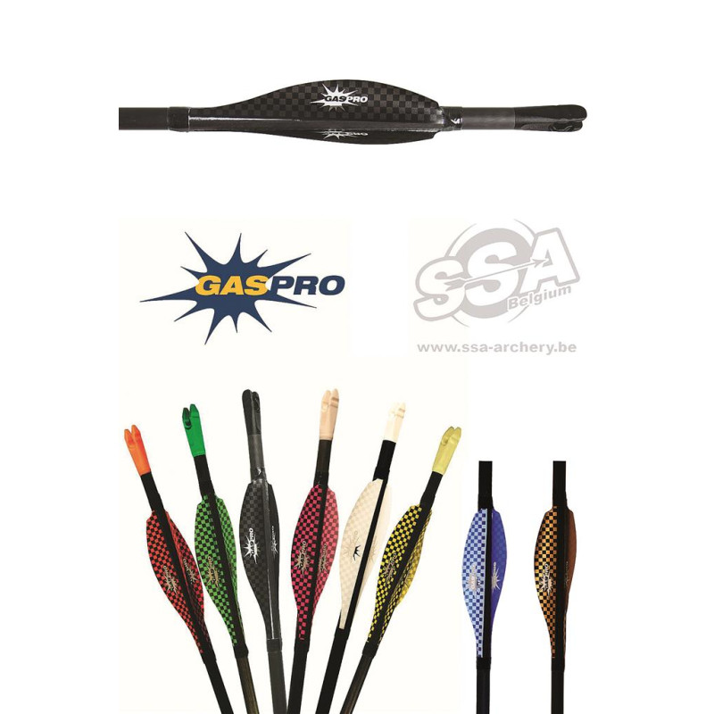 GASPRO SPIN VANES SHIELD TGT MED 2.5" RH STRIKE YELLOW -PCK/50PCS