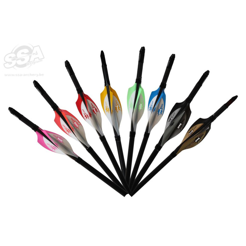 GASPRO SPIN VANES X-SHIELD 2"RH WHITE/PINK - PACKAGE OF