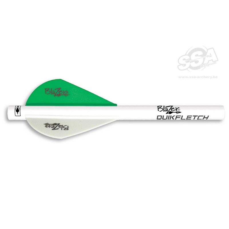BOHNING VANES TRUEFLETCH BLAZER 2" NEON GREEN   6/PK