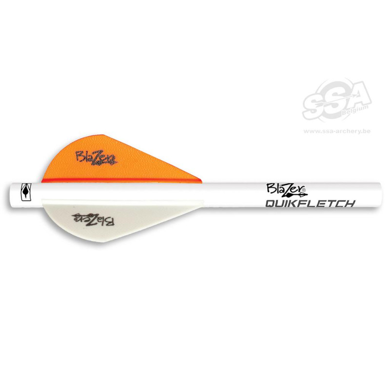 BOHNING VANES TRUEFLETCH BLAZER 2" NEON ORANGE   6/PK
