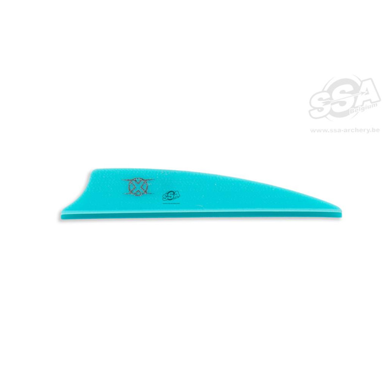 BOHNING VANES X 2.25" TEAL 100/PK