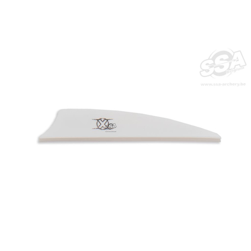 BOHNING VANES X 2.25" WHITE 100/PK