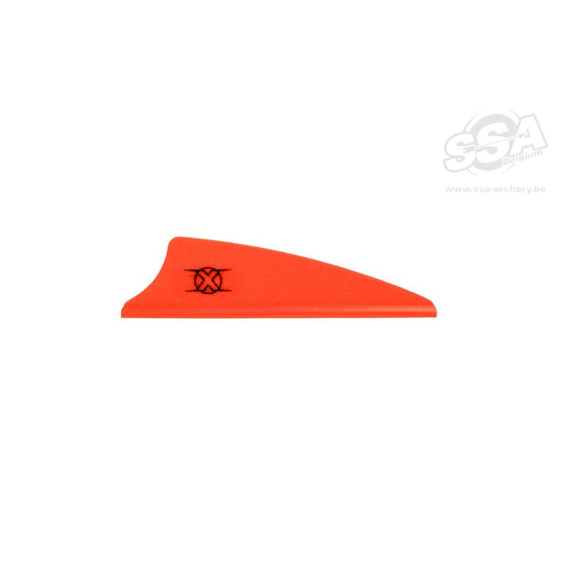 BOHNING VANES X 3" NEON RED  100/PK