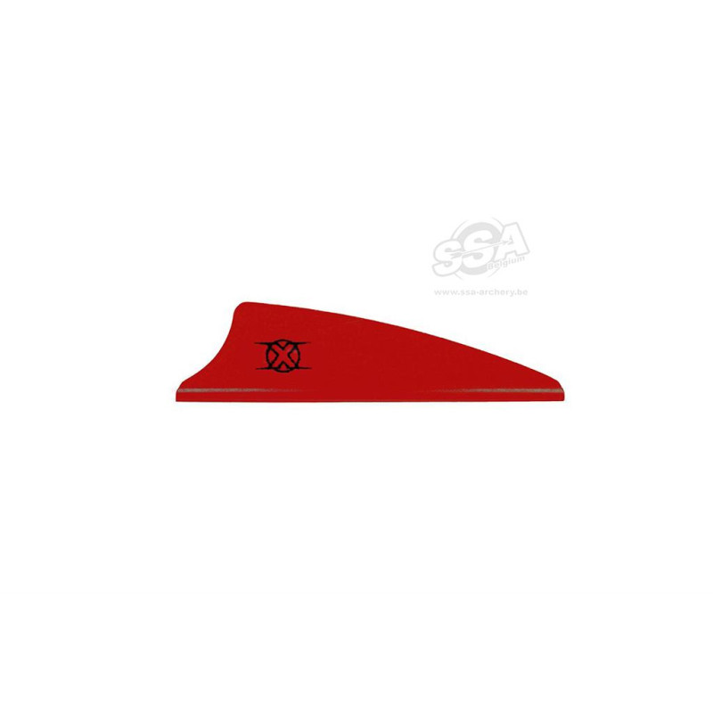 BOHNING VANES X 3" RED  100/PK
