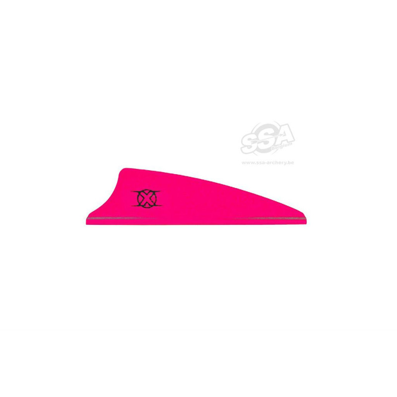 BOHNING VANES X 3.50" HOT PINK 100/PK