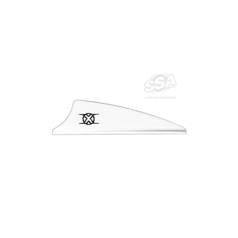 BOHNING VANES X 3.50" WHITE 100/PK