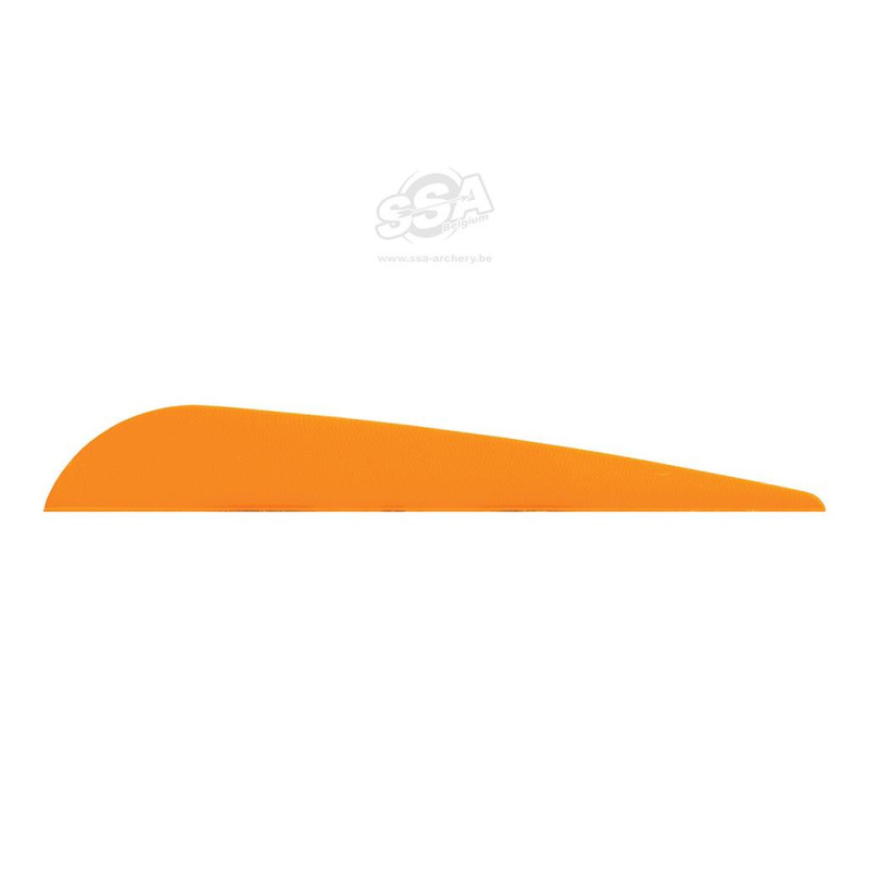 BOHNING VANES BRONCO 4" NEON ORANGE 100/PK
