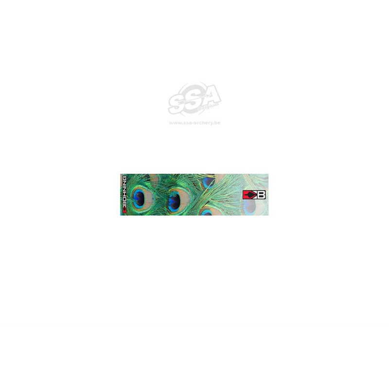 BOHNING WRAPS X-SMALL DIA 5.6MM-14/64" 10CM PEACOCK 13/PK