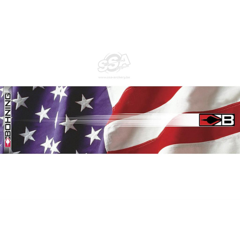 BOHNING WRAPS X-SMALL DIA 5.6MM-14/64" 10CM STARS AND STRIPES 13/PK