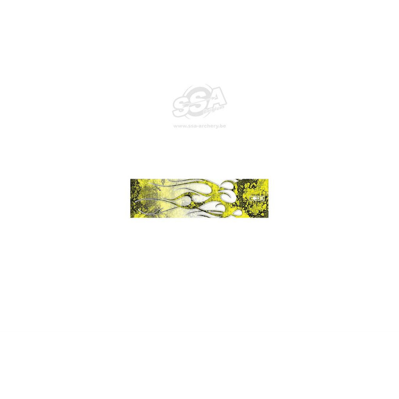 BOHNING WRAPS SMALL DIA 6.8MM-17/64" 10CM YELLOW RUSTED FLAME13/PK