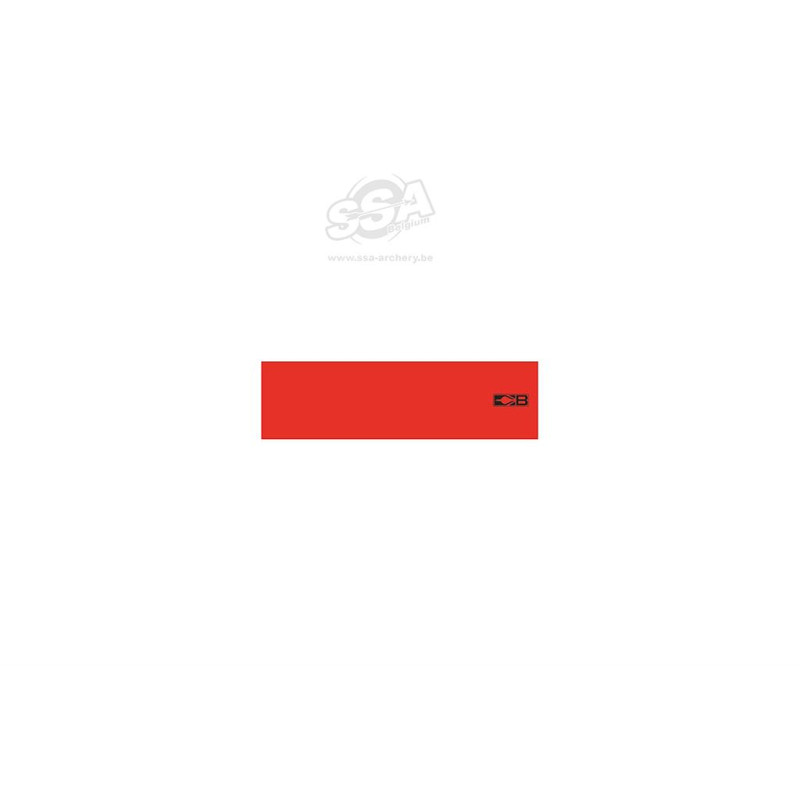 BOHNING WRAPS SMALL DIA 6.8MM-17/64" 10CM NEON RED 13/PK