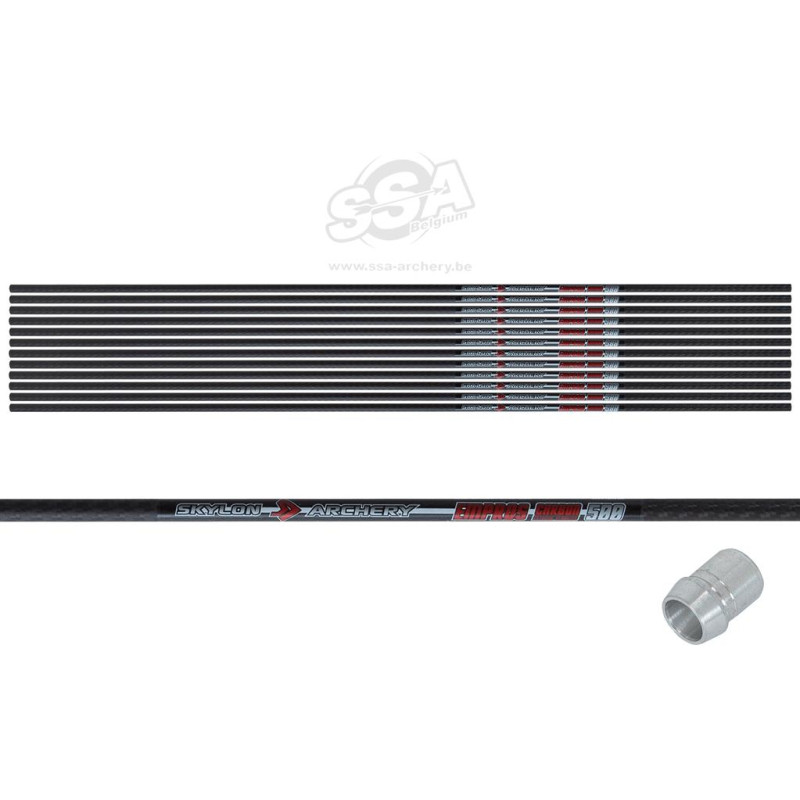SKYLON SHAFT 3K EMPROS 23 ID8.0 500 / 33" WITH UNI BUSHING S-SIZE 12/PK