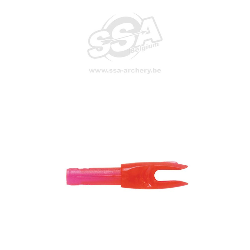 EASTON NOCKS "G" LARGE GROOVE RED 12/PK