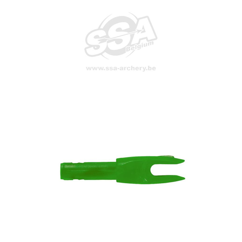 EASTON NOCKS "G" LARGE GROOVE GREEN 12/PK